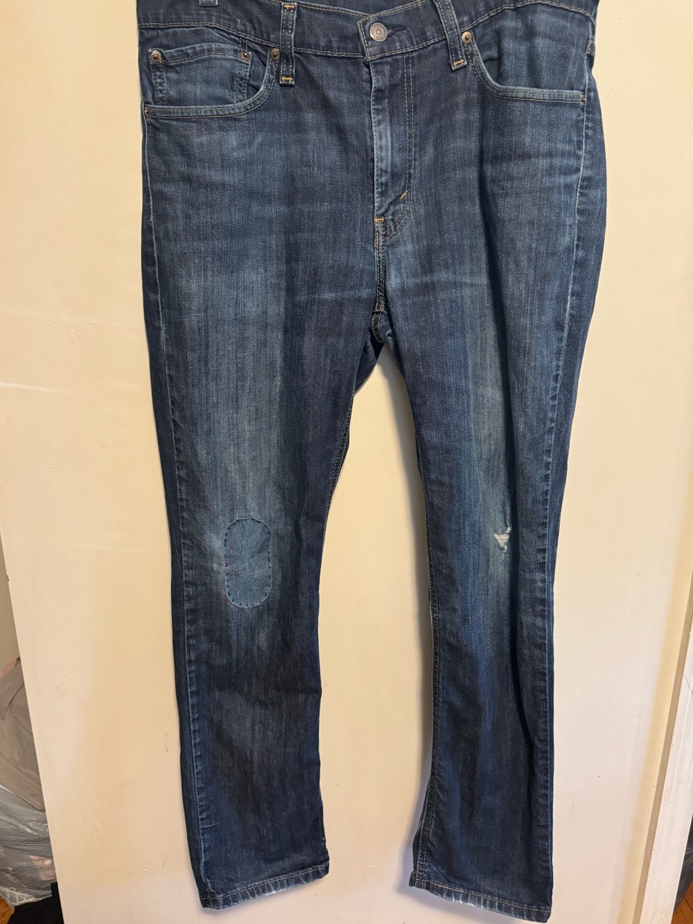 Levi’s Men's Dark Blue Denim Jeans